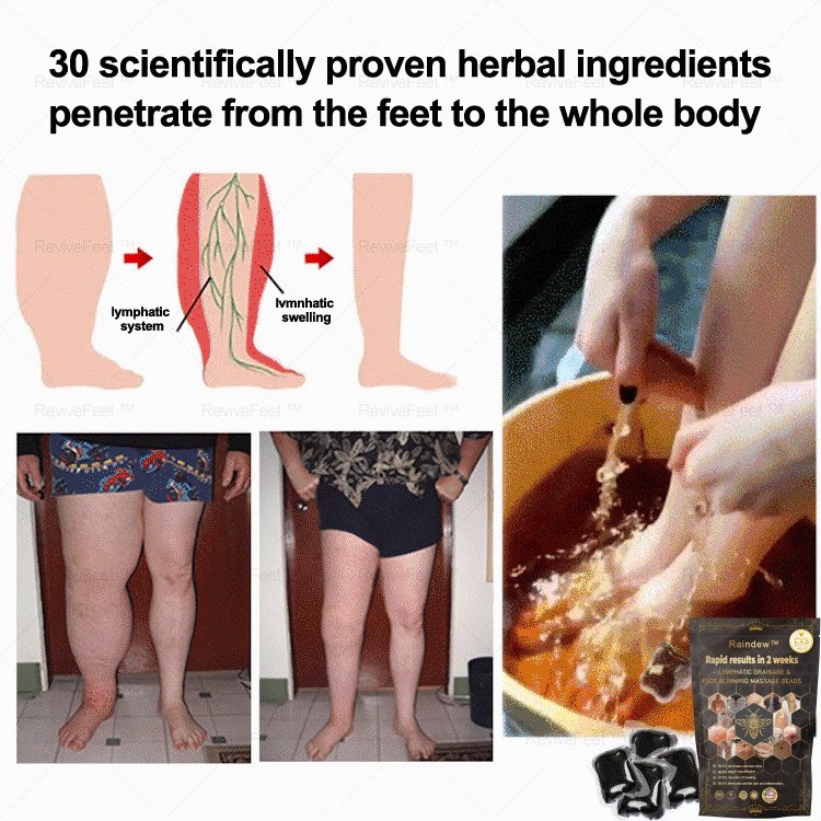 Raindew™ Bee Venom Lymphatic Drainage & Slimming Foot SoakBeads 70% OFF🎉🎉【Doctor recommendation - For all lymphatic problems and obesity】