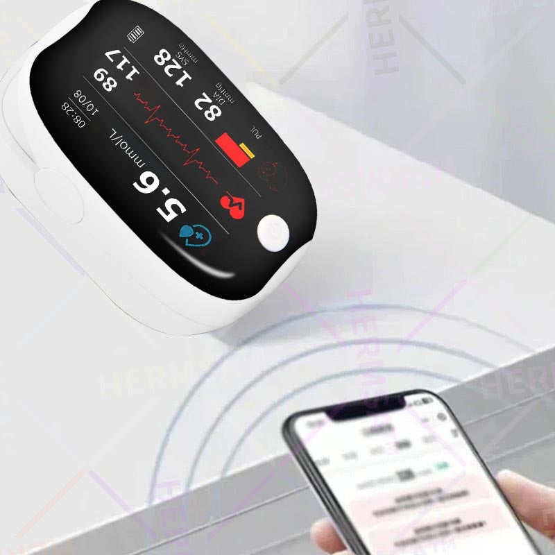【OFFICIAL STORE】HERMSA High-Precision Multi-Purpose Non-Invasive Medical Device(For Blood Glucose, Blood Oxygen, and Blood Pressure Monitoring)[99.9% Accuracy]