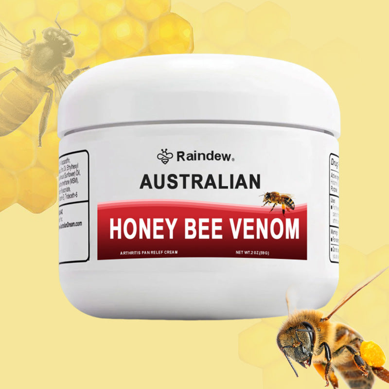 🔥Free Shipping🔥Raindew® Australian Honey Bee Venom Pain & Bone Healing Cream ⏰Limited time discount Last 30 minutes⏰